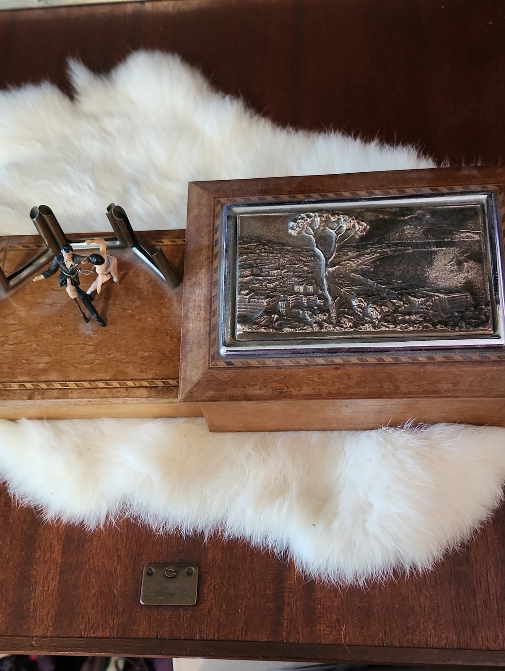Ricordo Di Napoli Wooden Music Jewelry Box
